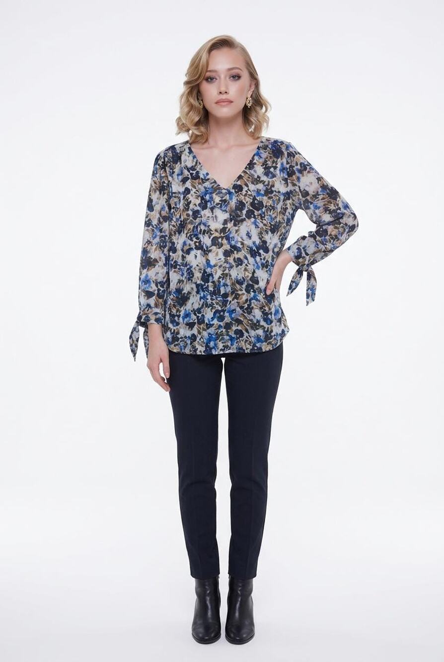 Zak & Rachel Botanical Boho Chic Plus Size Y2k Plus Size Sexy Blouse 2XL,